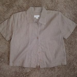 90's styled Christopher & Banks crop top